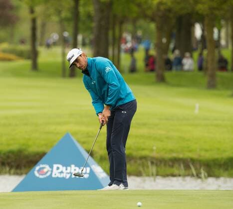 20.05.2016. The K Club, Straffan, Co. Kildare, Ireland. Dubai Duty Free Irish Open Golf Championship Round 2. Rafa Cabrera Bello putting on the 7th green. xPeterxFitzpatrickx  ActionPlus11739056