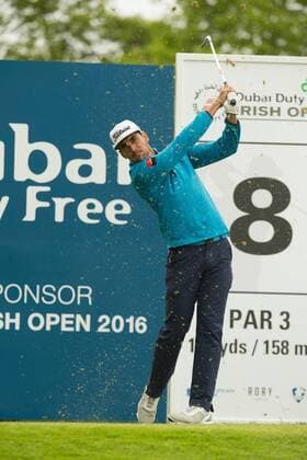20.05.2016. The K Club, Straffan, Co. Kildare, Ireland. Dubai Duty Free Irish Open Golf Championship Round 2. Rafa Cabrera Bello teeing off on the 8th hole. xPeterxFitzpatrickx  ActionPlus11739058