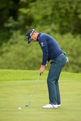 20.05.2016. The K Club, Straffan, Co. Kildare, Ireland. Dubai Duty Free Irish Open Golf Championship Round 2. Danny Willett putting on the 8th green. xPeterxFitzpatrickx  ActionPlus11739060