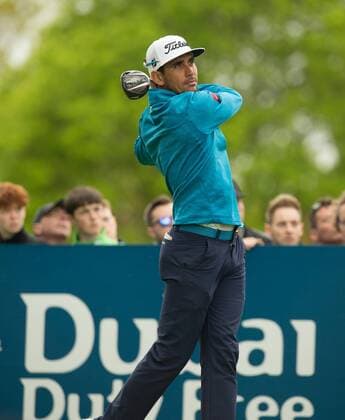 20.05.2016. The K Club, Straffan, Co. Kildare, Ireland. Dubai Duty Free Irish Open Golf Championship Round 2. Rafa Cabrera Bello teeing off on the 9th hole. xPeterxFitzpatrickx  ActionPlus11739061