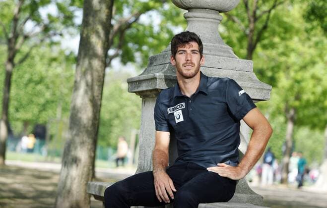 TENNIS - ATP Tennis Herren French Open 2016 PARIS,FRANCE,21.MAY.16 - TENNIS - ATP World Tour, Roland Garros, French Open, Grand Slam, photo shooting with Gerald Melzer. Image shows Gerald Melzer (AUT). GEPAxpictures xMatthiasxHauer