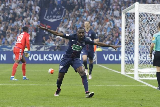 BLAISE Matuidi (PSG) , Zlatan Ibrahimovic (psg),Steve Mandanda (Olympique de Marseille) FOOTBALL : PSG vs Olympique de Marseille - Finale Coupe de France - 21 05 2016 StephaneAllaman 