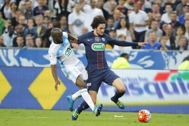Lassana Diarra (Olympique de Marseille), Adrien Rabiot (psg) - Fussball Frankreich, Coupe de France, Finale, Olympique Marseille vs. Paris Saint Germain PSG - 21 05 2016 StephaneAllaman Panoramic 