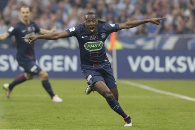 Blaise Matuidi scores for PSG at la Finale coupe de France at Stade de France  xx xFinalexcoupexdexFrancex2016x