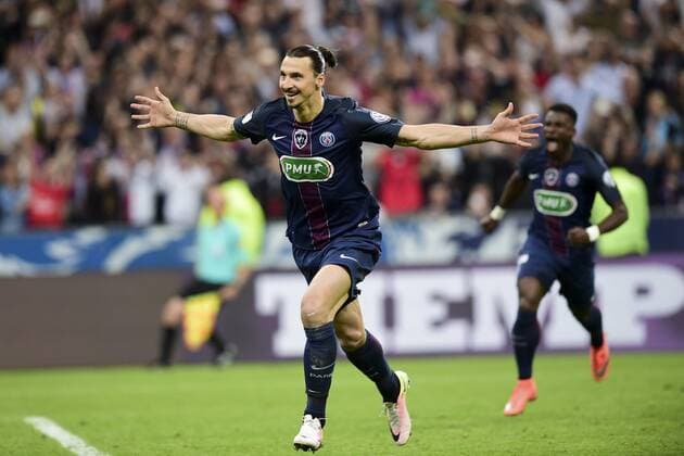 Zlatan Ibrahimovic (PSG) - Fussball Frankreich, Coupe de France, Finale, Olympique Marseille vs. Paris Saint Germain PSG - 21 05 2016 JBAutissier Panoramic 