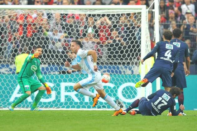 Fußball, Coupe de France Finale, Olympique Marseille - Paris St. Germain FLORIAN THAUVIN (om) - Fussball Frankreich, Coupe de France, Finale, Olympique Marseille vs. Paris Saint Germain PSG - 21 05 2016 FEP Panoramic 