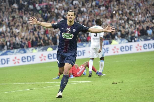 Zlatan Ibrahimovic (PSG) - Fussball Frankreich, Coupe de France, Finale, Olympique Marseille vs. Paris Saint Germain PSG - 21 05 2016 JBAutissier Panoramic 