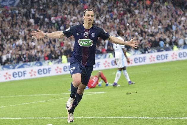 Zlatan Ibrahimovic (PSG) - Fussball Frankreich, Coupe de France, Finale, Olympique Marseille vs. Paris Saint Germain PSG - 21 05 2016 JBAutissier Panoramic 