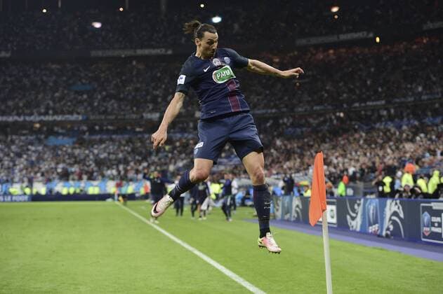 Fußball, Coupe de France Finale, Olympique Marseille - Paris St. Germain Zlatan Ibrahimovic (PSG) - Fussball Frankreich, Coupe de France, Finale, Olympique Marseille vs. Paris Saint Germain PSG - 21 05 2016 JBAutissier Panoramic 