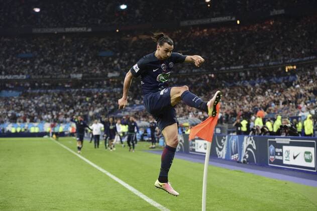 Fußball, Coupe de France Finale, Olympique Marseille - Paris St. Germain Zlatan Ibrahimovic (PSG) - Fussball Frankreich, Coupe de France, Finale, Olympique Marseille vs. Paris Saint Germain PSG - 21 05 2016 JBAutissier Panoramic 
