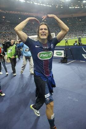 Edinson Cavani (PSG) - Fussball Frankreich, Coupe de France, Finale, Olympique Marseille vs. Paris Saint Germain PSG - 21 05 2016 JBAutissier Panoramic 