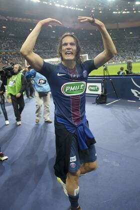 Edinson Cavani (PSG) - Fussball Frankreich, Coupe de France, Finale, Olympique Marseille vs. Paris Saint Germain PSG - 21 05 2016 JBAutissier Panoramic 