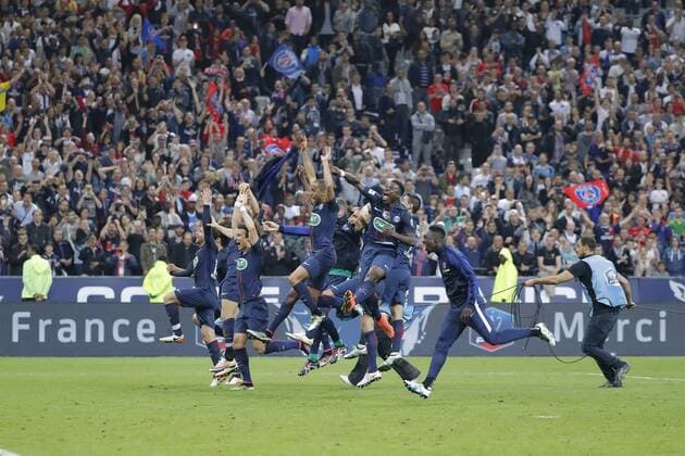 Fussball Frankreich, Coupe de France, Finale, Olympique Marseille vs. Paris Saint Germain PSG - 21 05 2016 StephaneAllaman Panoramic 
