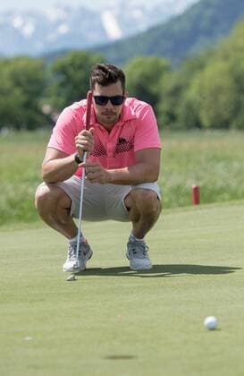 GOLF - Tobias Wendl ( Rennrodler ) am 21.05.2016 während der Tobi Angerer Golf Challenge im Golf Resort Achental, Grassau, Deutschland