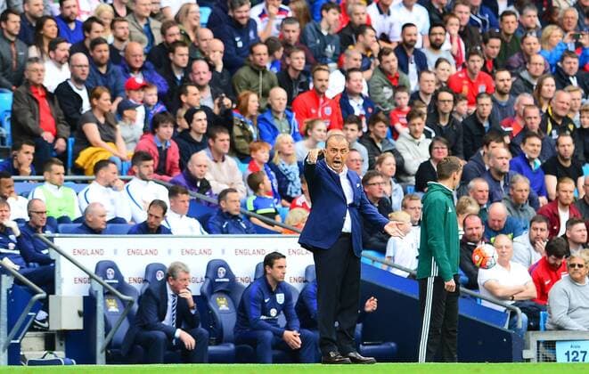 Fußball, Länderspiel, England - Türkei, Fatih Terim Friendly National football Match between England and Turkey at Etihad Stadium in Manchester , England on May 22, 2016. Pictured: Coach Fatih Terim of Turkey. 