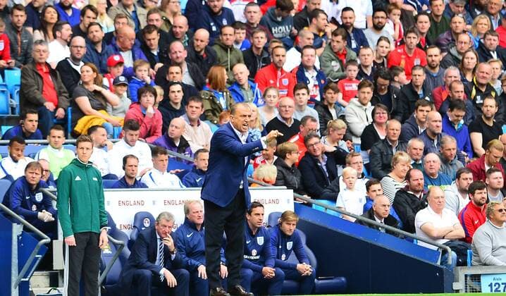 Fußball, Länderspiel, England - Türkei, Fatih Terim Friendly National football Match between England and Turkey at Etihad Stadium in Manchester , England on May 22, 2016. Pictured: Coach Fatih Terim of Turkey. 