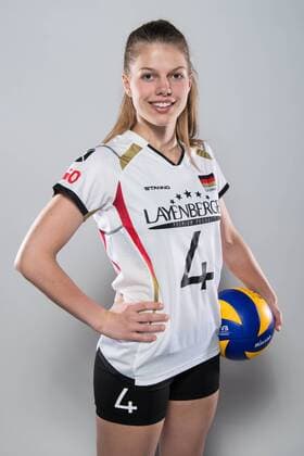20.05.2016, Olympiastuetzpunkt, Heidelberg Volleyball, Fotoshooting Nationalmannschaft Frauen Sophie Dreblow ( 4 GER)