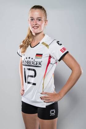 20.05.2016, Olympiastuetzpunkt, Heidelberg Volleyball, Fotoshooting Nationalmannschaft Frauen Hanna Orthmann ( 12 GER)