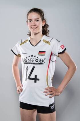 20.05.2016, Olympiastuetzpunkt, Heidelberg Volleyball, Fotoshooting Nationalmannschaft Frauen Marie Schölzel Schoelzel ( 14 GER)