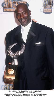Jan. 1, 2011 - K17385 SPORTS ILLUSTRATED 20TH CENTURY.SPORTS AWARDS 12 02 99.MICHAEL JORDAN (BASKETBALL PLAYER OF THE CENTURY . WALTER WEISSMAN 1999 MICHAEL JORDAN ROUND UP - ZUMAg49_