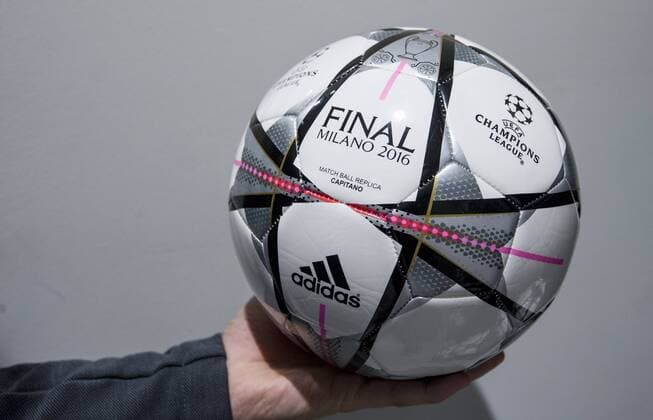 Italy: Giuseppe Meazza stadium - Champion League Official ball replica of the final. The store of Giuseppe Meazza Stadium (also known as San Siro).  NicolòxCampo