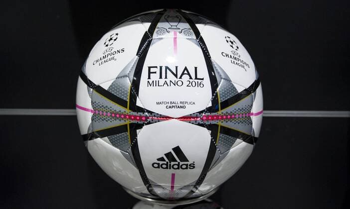 Italy: Giuseppe Meazza stadium - Champion League Official ball replica of the final. The store of Giuseppe Meazza Stadium (also known as San Siro).  NicolòxCampo