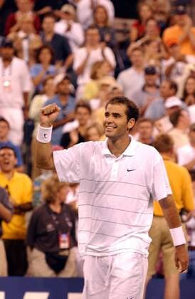 Jan. 1, 2011 - K26076 SD0908.PETE SAMPRAS.2002 US OPEN TENNIS TOURNAMENT .MENS FINALS.FLUSHING MEADOW PARK, QUEENS, NEW YORK CITY. ANDREA RENAULT 2002 US OPEN MENS FINALS - ZUMAg49_