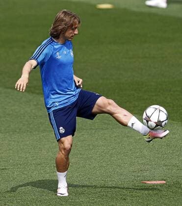 Real Madrid training session. In this picture, Luka Modric. xÃngelxRiverox 