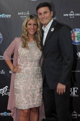 Milan, Red Carpet Bocelli & Zanetti Night Pictured: Javier Zanetti, Paula Zanetti  AlbertoxTerenghi Milan Red Carpet Bocelli & Zanetti Night Pictured Javier Zanetti Paula Zanetti   xAlbertoxTerenghix
