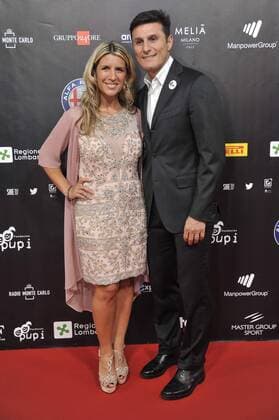MILAN. BOCELLI AND ZANETTI NIGH. LIVE SHOW pictur: Javier Zanetti and Paula  xRiccardoxGiordanoxSickyx