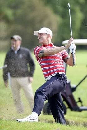 Czech Petr Nic in action during the 5th Annual D+D REAL Czech Challenge men s golf tournament, which is part of the European Challenge Tour at the Kuneticka Hora Golf Resort, Czech Republic, May 26, 2016. (CTKxPhoto JosefxVostarek) CTKPhotoP201605260442101  JVO 010