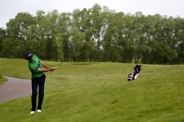 CLEMENT SORDET of France in action during the 5th Annual D+D REAL Czech Challenge men s golf tournament, which is part of the European Challenge Tour at the Kuneticka Hora Golf Resort, Czech Republic, May 26, 2016. (CTKxPhoto JosefxVostarek) CTKPhotoP201605260447301  JVO 004