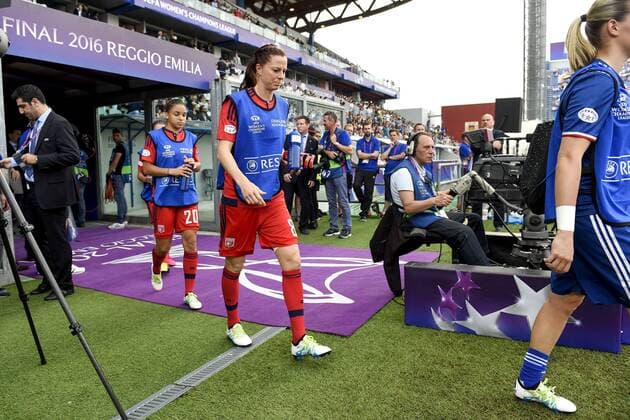 160526 Lyons Lotta Schelin - Champions League Finale - VfL Wolfsburg und Olympique Lyon - 26. Mai 2016 in Reggio Emilia.  Copyright: CARLxSANDIN BB160526CS015