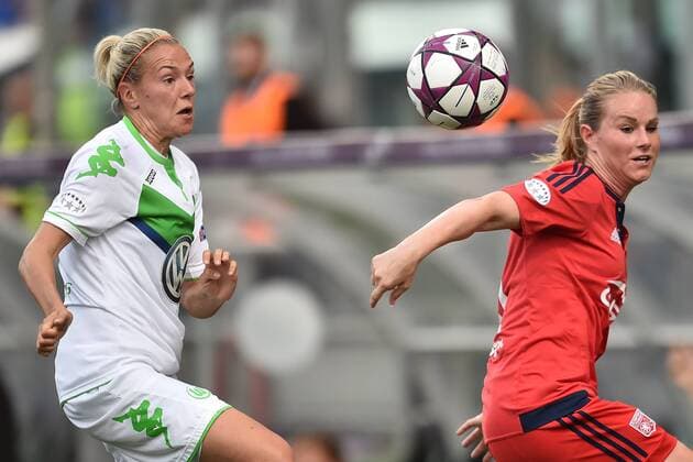 Zsanett Jakabfi Wolfsburg, Amandine Henry Lyon Reggio Emilia 26-05-2016 VfL Wolfsburg - Olympique Lyon Women s Champions League Final Frauenfussball Damen andreaxstaccioli