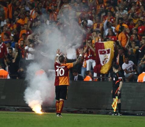 Ziraat Turkish Cup Final match between Fenerbahce and Galatasaray at Antalya Arena in Antalya , Turkey on May 26 , 2016. Pictured: Atmosphere. 