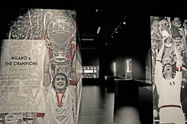 MUSEO MONDO MILAN, MOSTRA CHAMPIONS LEAGUE MILAN 2015-16 - Eröffnung AC Milan