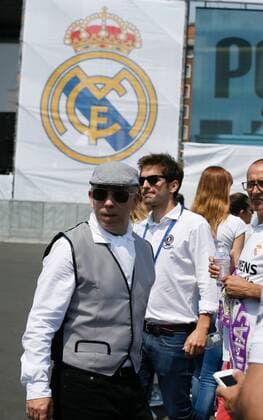 MILAN (ITALY) 28 05 2016. Supporters of Real Madrid enjoy Fan Zone in Milan. Real Madrid will face Atletico Madrid in the UEFA Champions League Final on 28 May 2016 in Milan. SUPPORTERS !ACHTUNG: NUR REDAKTIONELLE NUTZUNG!  MD 20160528-636000375808466634