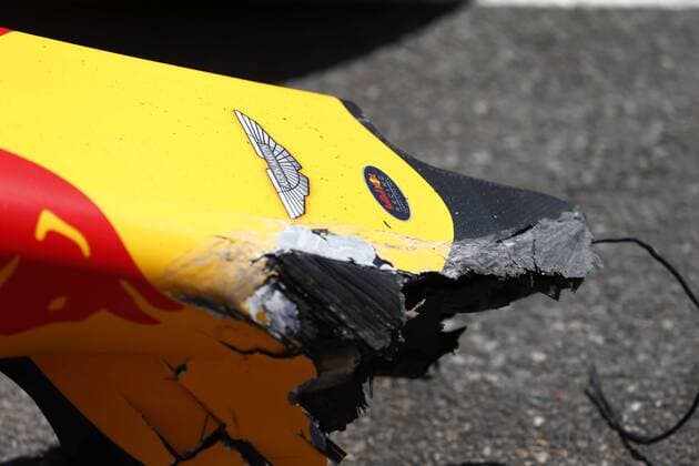 Motorsports: FIA Formula One World Championship WM Weltmeisterschaft 2016, Grand Prix of Monaco, car of 33 Max Verstappen (NLD, Red Bull Racing) after crash xHOCHxZWEIx