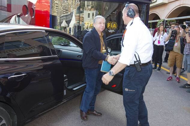 Monaco, Monte Carlo - May 28, 2016: FIA Formula One World Championship WM Weltmeisterschaft with FIA President Jean Todt Monaco F1 Grand Prix