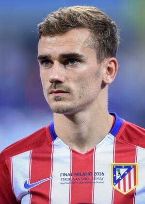 FUSSBALL CHAMPIONS LEAGUE FINALE SAISON 2015 2016 Real Madrid - Atletico Madrid 28.05.2016 Antoine Griezmann (Atletico Madrid) 
