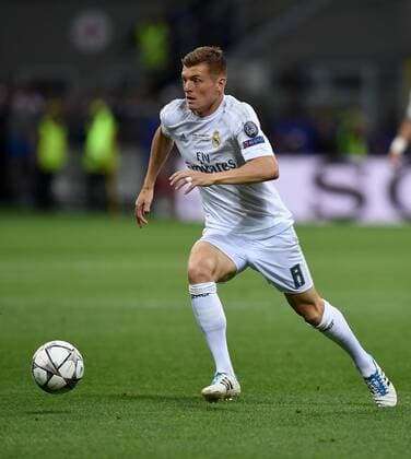 FUSSBALL CHAMPIONS LEAGUE FINALE SAISON 2015 2016 Real Madrid - Atletico Madrid 28.05.2016 Toni Kroos (Real Madrid) 