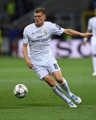 FUSSBALL CHAMPIONS LEAGUE FINALE SAISON 2015 2016 Real Madrid - Atletico Madrid 28.05.2016 Toni Kroos (Real Madrid) 