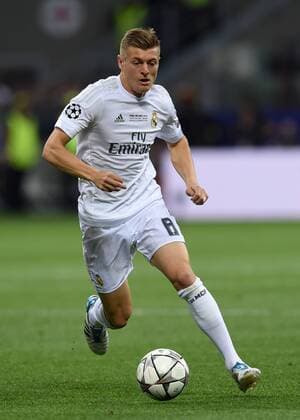 FUSSBALL CHAMPIONS LEAGUE FINALE SAISON 2015 2016 Real Madrid - Atletico Madrid 28.05.2016 Toni Kroos (Real Madrid) 
