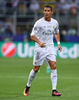 FUSSBALL CHAMPIONS LEAGUE FINALE SAISON 2015 2016 Real Madrid - Atletico Madrid 28.05.2016 Cristiano Ronaldo (Real Madrid) 