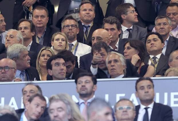 BARBARA BERLUSCONI, ADRIANO GALLIANI, ERIK THOHIR - - Mailand, FINALE CHAMPIONS LEAGUE REAL MADRID vs. ATLETICO MADRID