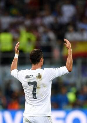 FUSSBALL CHAMPIONS LEAGUE FINALE SAISON 2015 2016 Real Madrid - Atletico Madrid 28.05.2016 Cristiano Ronaldo (Real Madrid) 