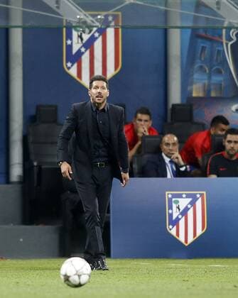 Atletico de Madrid s coach Diego Pablo Cholo Simeone during UEFA Champions League 2015 2016 Final match.May 28,2016.  (2016052820)
