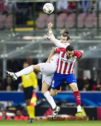 Mailand, 28.05.2016, Giuseppe Meazza Gareth Bale (Real), Koke (Atletico) Real Madrid - Atletico Madrid mm