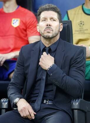 Atletico de Madrid s coach Diego Pablo Cholo Simeone during UEFA Champions League 2015 2016 Final match.May 28,2016.  (2016052807)