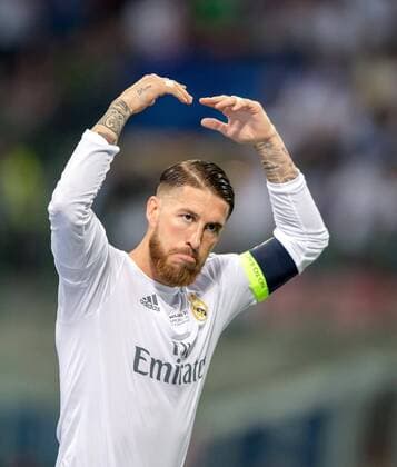 28. Mai 2016: Mailand, Giuseppe Meazza Stadion: Fussball UEFA Champions League, Finale: Real Madrid - Atletico Madrid: Reals Sergio Ramos.